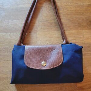 Longchamps Pliage Navy bag size Medium
